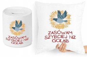 Dla Listonosza Zestaw Poduszka + Skarbonka