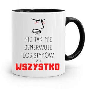 Dla Logistyka Kubek Czarny Na Prezent Na Urodziny