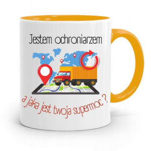 Dla Logistyka Kubek Żółty Na Prezent Na Urodziny