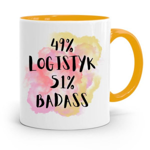 Dla Logistyka Kubek Żółty Na Prezent Na Urodziny