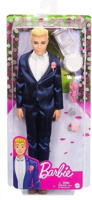 Barbie GTF36 ken pan młody