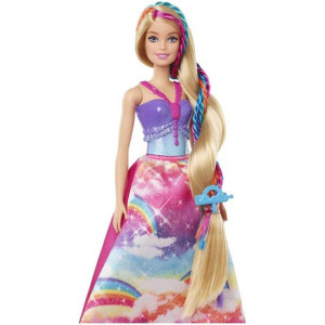 Barbie Gtg00 Księzniczka Zakręcone Pasemka Mattel