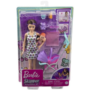 Barbie Gxt34 Opiekunka Skipper Zestaw