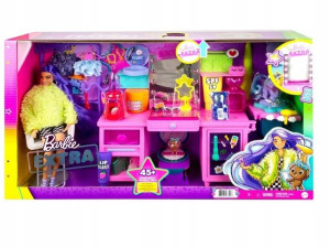Barbie GYJ70 extra toaletka+lalka