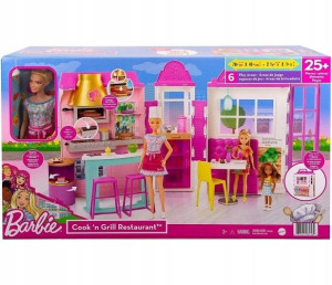 Barbie HBB91 restauracja+lalka
