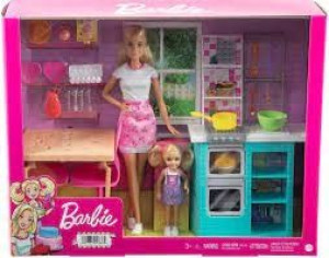 Barbie HBX03 siostry wspólne pieczenie