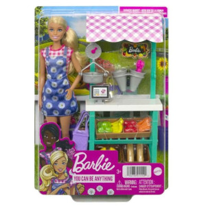 Barbie HCN22 Targ farmerski zestaw+lalka