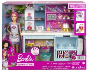 Barbie HGB73 cukiernia z lalką