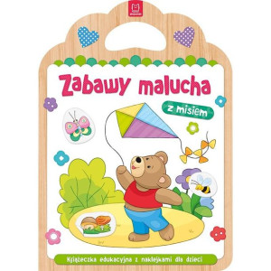 Zabawy malucha z misiem