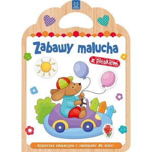 Zabawy malucha z pieskiem