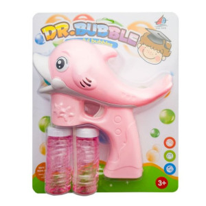 Pistolet delfin na bańki myd.