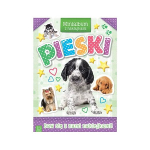 Pieski minialbum z naklejkami