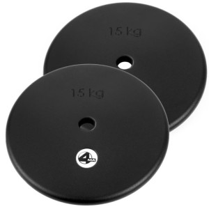 4MA Zestaw obciążeń stalowych talerze 2x15 kg