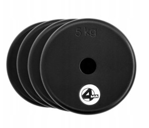 4ma Zestaw: Obciążenia 30 Kg 8w1+ Gryf Lekko Łamany 7kg