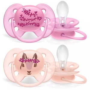 Smoczek usp. 6-18m girl