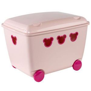 BranQ - Pojemnik na zabawki Pokrywa 55 L BEAR BOX