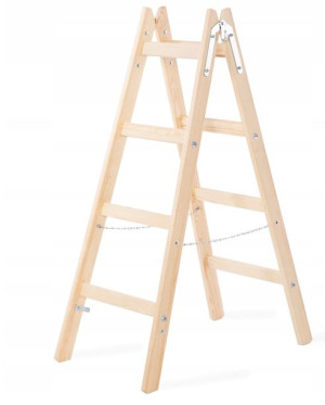 DRABINA drewniana malarska rozstawna 2x4 PRODRAB