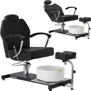 Fotel Do Pedicure Masażer Stóp Kosmetyczny ODCHYLANY