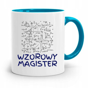 Dla Magistra Kubek Błękitny Na Prezent Na Urodziny