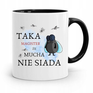 Dla Magistra Kubek Czarny Na Prezent Na Urodziny