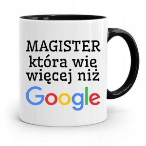Dla Magistra Kubek Czarny Na Prezent Na Urodziny