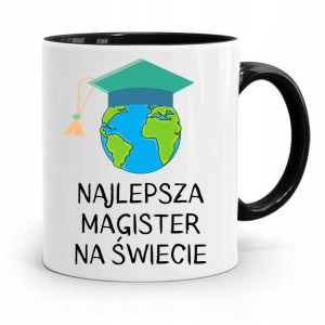 Dla Magistra Kubek Czarny Na Prezent Na Urodziny