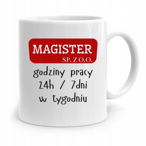 Dla Magistra Kubek Idealny Na Prezent Na Urodziny