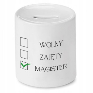 Dla Magistra Skarbonka Na Prezent Na Urodziny