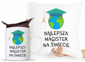 Dla Magistra Zestaw Poduszka + Kubek Prezent