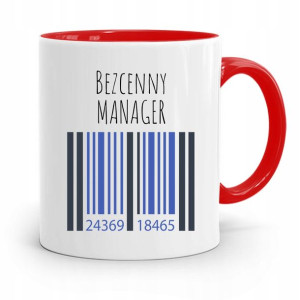 Dla Managera Menadżera Kubek Czerwony Prezent