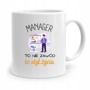 Dla Managera Menadżera Kubek Prezent Na Urodziny