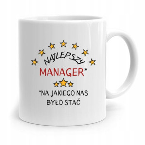 Dla Managera Menadżera Kubek Prezent Na Urodziny