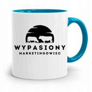 Dla Marketingowca Marketing Kubek Błękitny Prezent