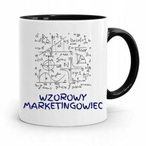 Dla Marketingowca Marketing Kubek Czarny Prezent