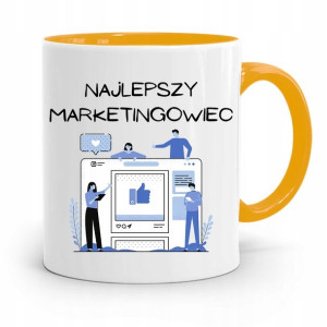 Dla Marketingowca Marketing Kubek Żółty Na Prezent