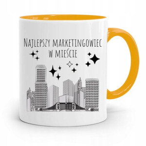 Dla Marketingowca Marketing Kubek Żółty Na Prezent