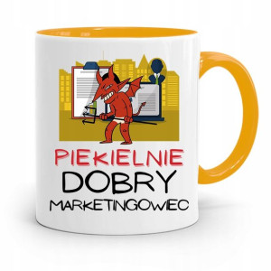 Dla Marketingowca Marketing Kubek Żółty Na Prezent