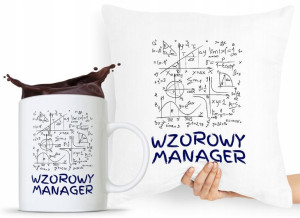 Dla Menagera Zestaw Poduszka + Kubek Prezent