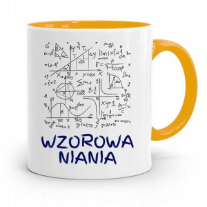 Dla Niani Opiekunki Kubek Żółty Na Prezent