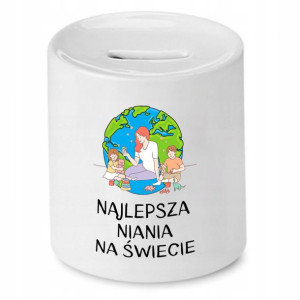 Dla Niani Opiekunki Prezent Skarbonka