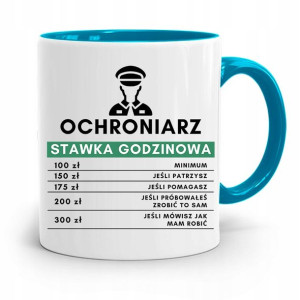 Dla Ochroniarza Stróża Kubek Błękitny Na Prezent
