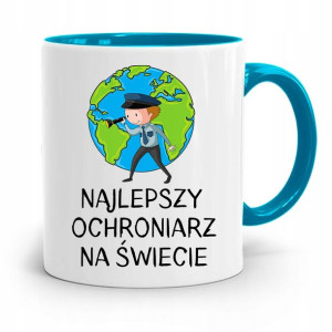 Dla Ochroniarza Stróża Kubek Błękitny Na Prezent