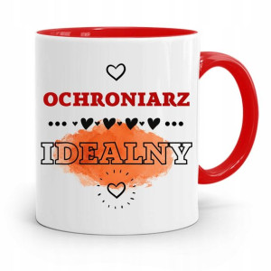 Dla Ochroniarza Stróża Kubek Czerwony Na Prezent