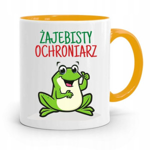 Dla Ochroniarza Stróża Kubek Żółty Na Prezent