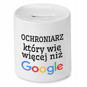 Dla Ochroniarza Stróża Prezent Skarbonka