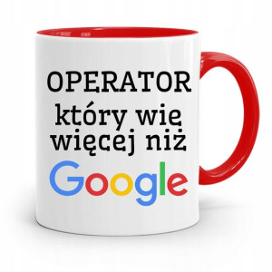 Dla Operatora Kubek Czerwony Prezent Na Urodziny