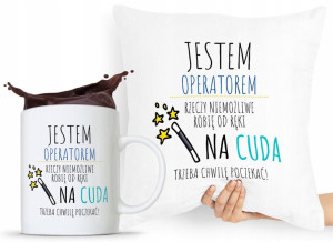 Dla Operatora Zestaw Poduszka + Kubek Prezent