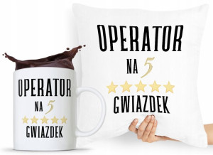 Dla Operatora Zestaw Poduszka + Kubek Prezent