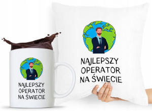 Dla Operatora Zestaw Poduszka + Kubek Prezent
