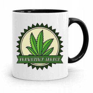 Dla Palaczy Jaraczy 420 Cbd Kubek Czarny Prezent